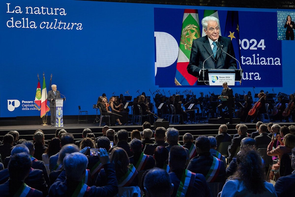 pesaro-capitale-cultura-sergio-mattarella-ansa